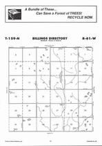 Billings Township Directory Map, Cavalier County 2007
